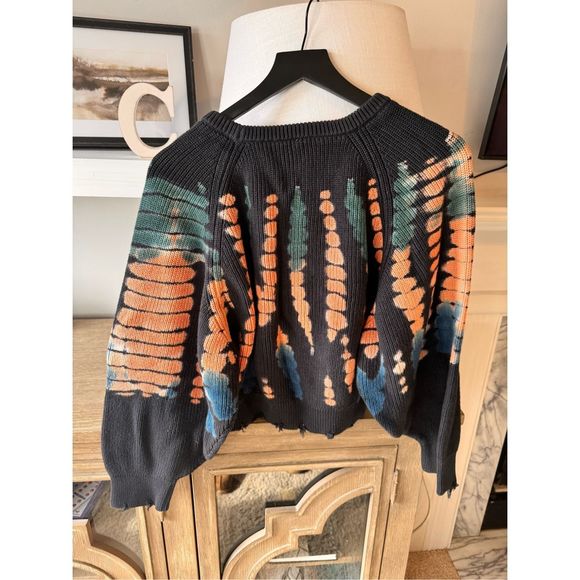 YFB Tie Dye Knit Pullover Sweater Women’s Size Small - Picture 4 of 7